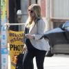 Exclusif - Kristen Bell enceinte à Los Angeles, le 26 février 2013