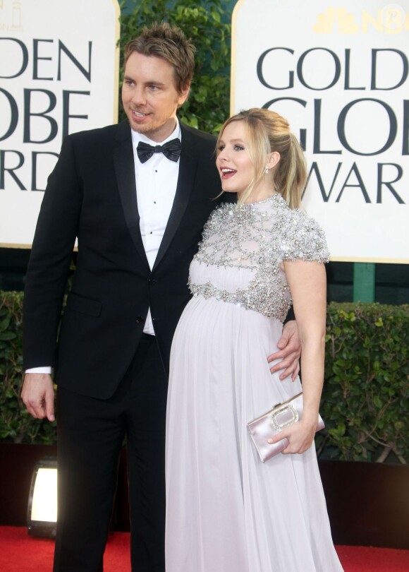 Kristen Bell, Dax Shepard lors des Golden Globes le 13 janvier 2013