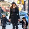 Camila Alves et ses deux aînés Levi et Vida en mars 2013 à New York