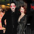 Marilyn Manson et sa copine Lindsay Usich à la première de Spring Breakers aux ArcLight Cinemas de Los Angeles, le 14 mars 2013.
