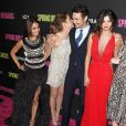 Vanessa Hudgens, Ashley Benson, James Franco, Selena Gomez pendant la première de Spring Breakers à Hollywood, le 14 mars 2013.