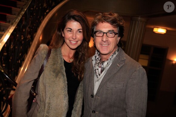 François Cluzet et sa femme Narjiss lors des 8e Rencontres internationales du cinéma de Patrimoine le 28 janvier 2013