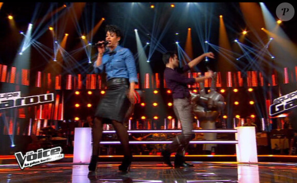 Battle de Yoann Fréget et Tyssa dans The Voice 2 le samedi 16 mars 2013 sur TF1