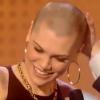 Jessie J a sauté le pas et s'est rasé la tête pour la bonne cause, avant de montrer sa nouvelle tête à la télévision britannique, le 15 mars 2013.