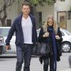 Fergie (enceinte) et son mari Josh Duhamel dans les rues de Santa Monica, le 17 mars 2013.