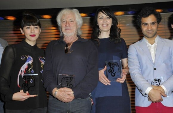 Nolwenn Leroy, Hugues Aufray, La Grande Sophie, Assane Attye - Lauréats des Grands Prix de l'UNAC 2013 à la Sacem à Paris. Le 18 mars 2013. 
