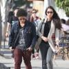 Bruno Mars et sa compagne Jessica Caban vont au restaurant à Los Angeles, le 18 mars 2013.