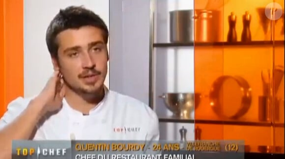 Quentin a été éliminé de la compétition Top Chef 2013
