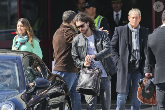 Martin Mica à l'aéroport Sao Carneiro, Porto, le 21 mars 2013.