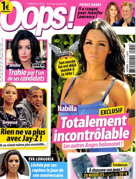 Oops ! en kiosques le 22 mars 2013