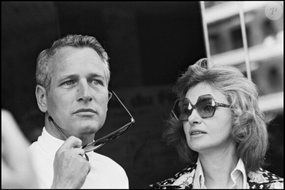 Paul Newman et Joanne Woodward à Cannes en 1973