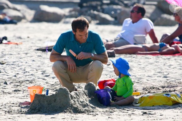 Michael C. Hall sur le tournage de la 7e saison de Dexter, à Venice, Los Angeles, le 20 août 2012.
