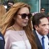 Lindsay Lohan quitte la cour de justice après son procès et devra purger une peine de 3 mois ferme en cure de desintoxication, à Los Angeles, le 18 mars 2013.