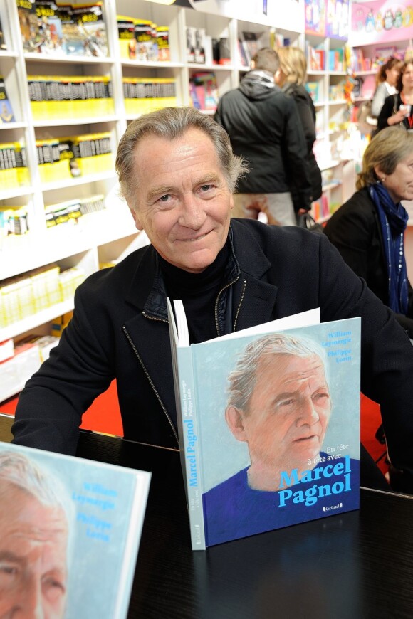 William Leymergie au salon du livre 2013 au Parc des Expositions, à Paris, le 23 mars 2013