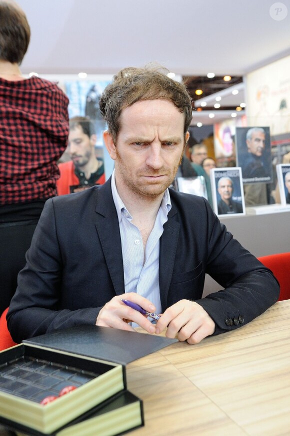 Mathias Malzieu au salon du livre 2013 au Parc des Expositions, à Paris, le 23 mars 2013