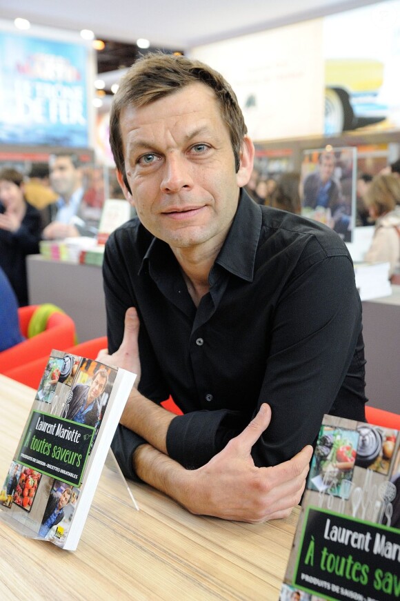 Laurent Mariotte au salon du livre 2013 au Parc des Expositions, à Paris, le 23 mars 2013