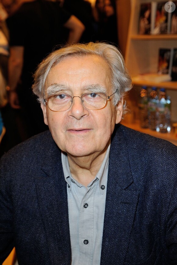 Bernard Pivot au salon du livre 2013 au Parc des Expositions, à Paris, le 23 mars 2013