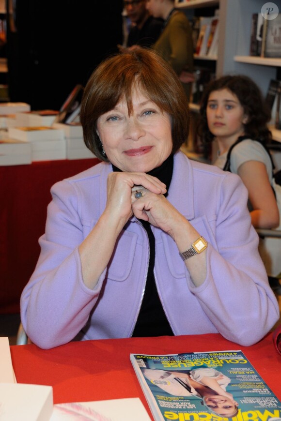 Macha Méril au salon du livre 2013 au Parc des Expositions, à Paris, le 23 mars 2013