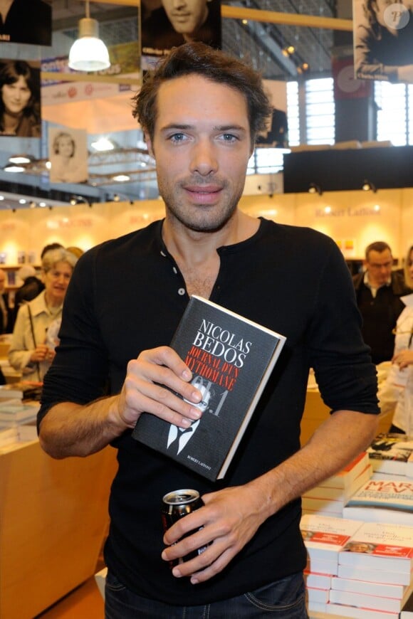 Nicolas Bedos au salon du livre 2013 au Parc des Expositions, à Paris, le 23 mars 2013
