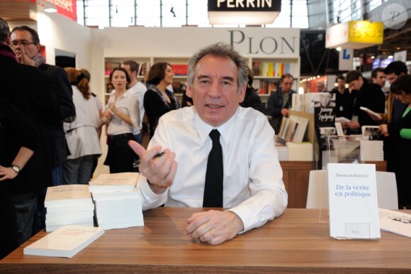 François Baryou au salon du livre 2013 au Parc des Expositions, à Paris, le 23 mars 2013