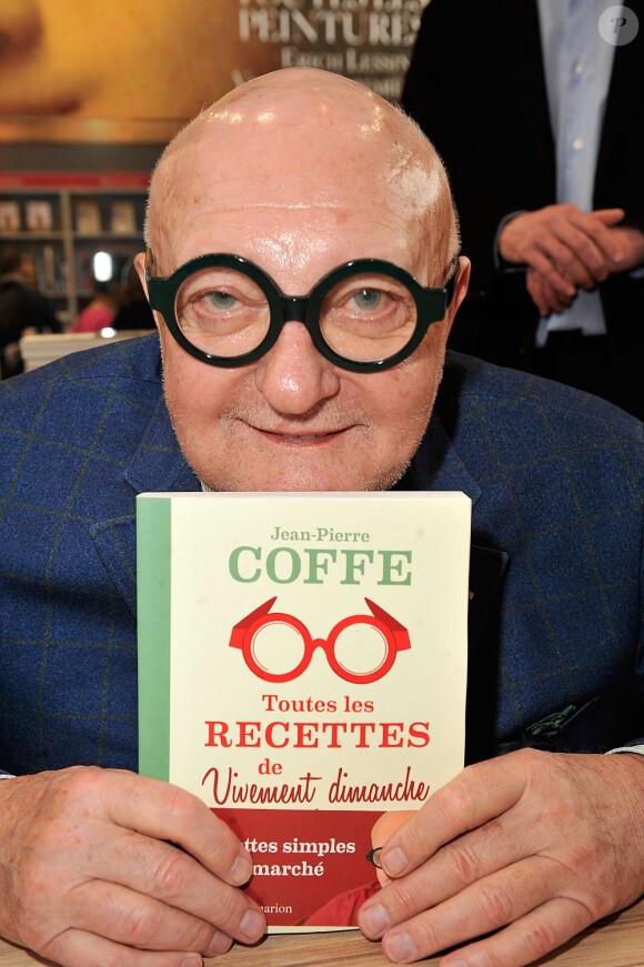 Jean-Pierre Coffe au 33e Salon du livre au Parc des Expositions, à Paris, le 23 mars 2013