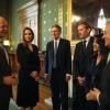 William Hague, Angelina Jolie, Philip Hammond, Jeremy Browne, Lynne Featherstone et Alan Duncan à Londres le 29 mai 2012