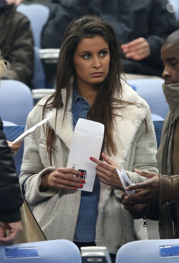 Malika Menard au Stade de France pour le match France-Espagne (0-1) le 26 mars 2013.