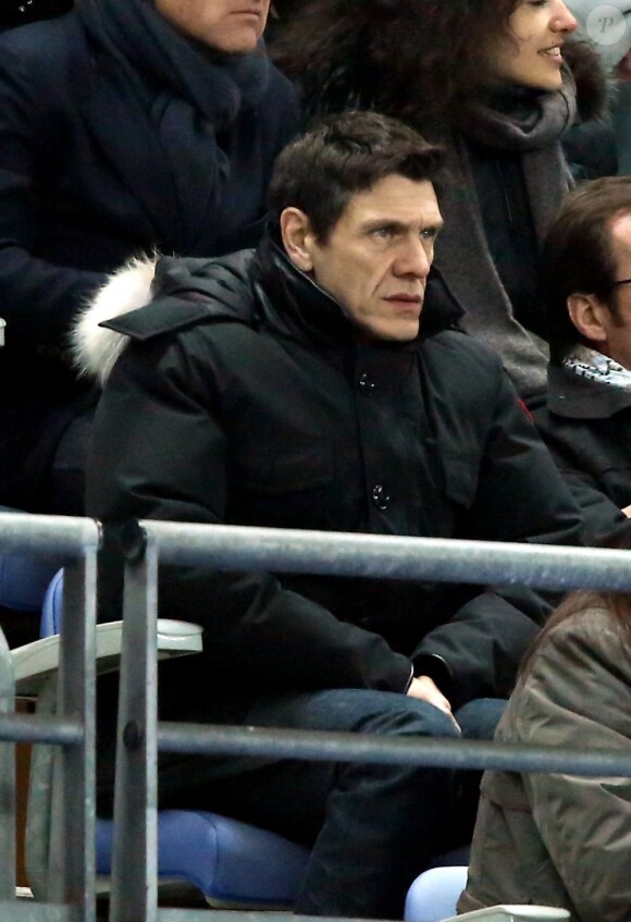 Marc Lavoine au Stade de France pour le match France-Espagne (0-1) le 26 mars 2013.