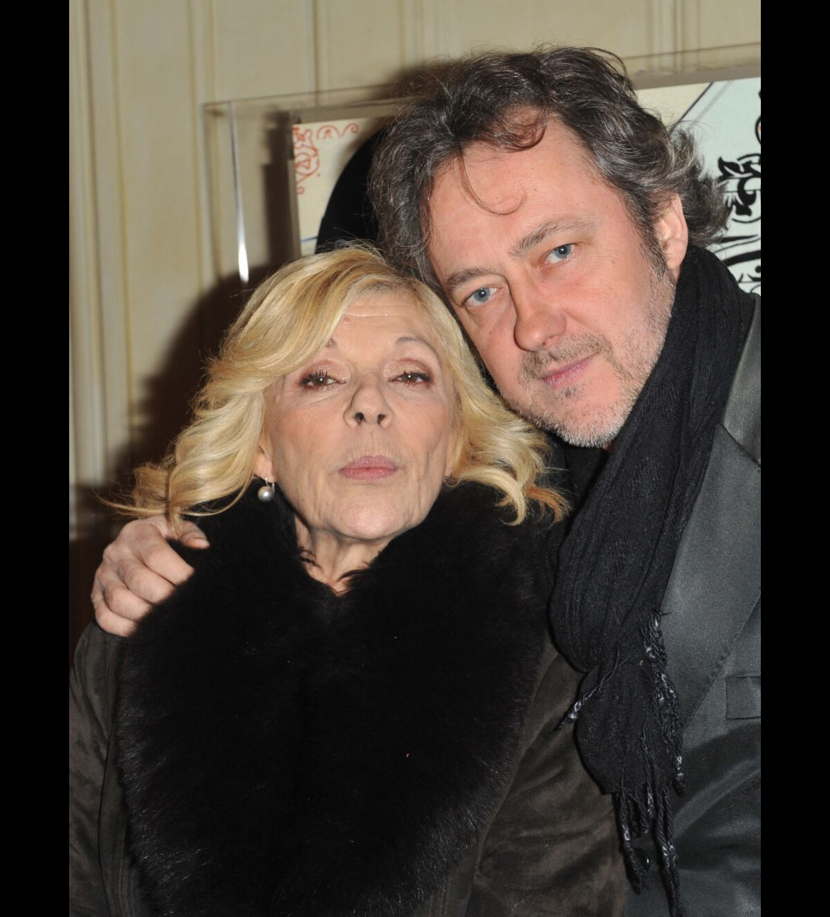 Photo : Nicoletta et son mari Jean-Christophe à Paris le 25 février 2013. -  Purepeople