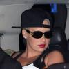 Wiz Khalifa et sa fiancée Amber Rose quittent une boîte de nuit à Hollywood, le 27 mars 2013.