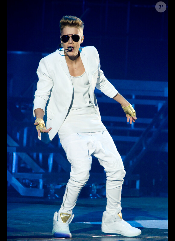 Justin Bieber à Bercy le 19 mars 2013.