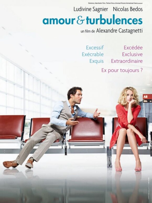 Affiche du film Amour et turbulences en salles le 3 avril 2013
