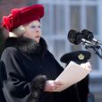  La reine Beatrix des Pays-Bas à l'Académie militaire de Breda le 27 mars 2013 