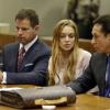 Lindsay Lohan a son procès à Los Angeles, le 18 mars 2013. Elle devra passer 90 jours en rehab.