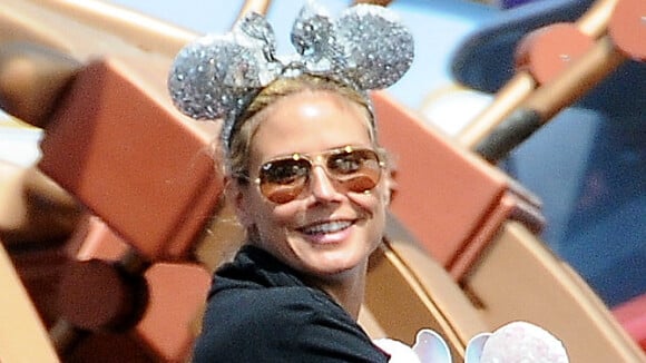 Heidi Klum : Avec son boyfriend et ses enfants, elle s'éclate à Disneyland