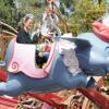 Heidi Klum, son compagnon Martin Kirsten et ses enfants sont allés à Disneyland en Californie, le 4 avril 2013.