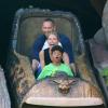 Heidi Klum, son boyfriend Martin Kirsten et ses enfants sont allés à Disneyland en Californie, le 4 avril 2013.