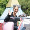 Heidi Klum, son compagnon Martin Kirsten et ses enfants sont allés à Disneyland en Californie, le 4 avril 2013.