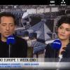 Gad Elmaleh et Audrey Tautou dans Les Incontournables de Nikos Aliagas sur Europe 1 pour parler de L'Ecume des jours en salles le 24 avril 2013.