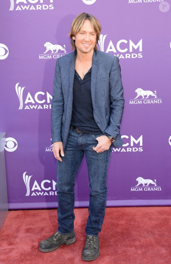 Keith Urban à 48e soirée anuelle des Academy Of Country Music Awards à Las Vegas, le 7 avril 2013.