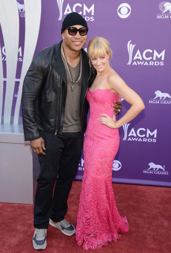 LL Cool J, Beth Behrs à 48e soirée anuelle des Academy Of Country Music Awards à Las Vegas, le 7 avril 2013.
