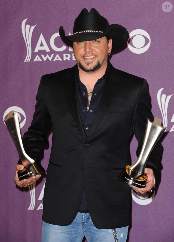 Jason Aldean à 48e soirée anuelle des Academy Of Country Music Awards à Las Vegas, le 7 avril 2013.