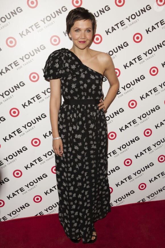 Maggie Gyllenhaal à la soirée de lancement de la collection Target de la styliste Kate Young à New York, le 9 avril 2013.