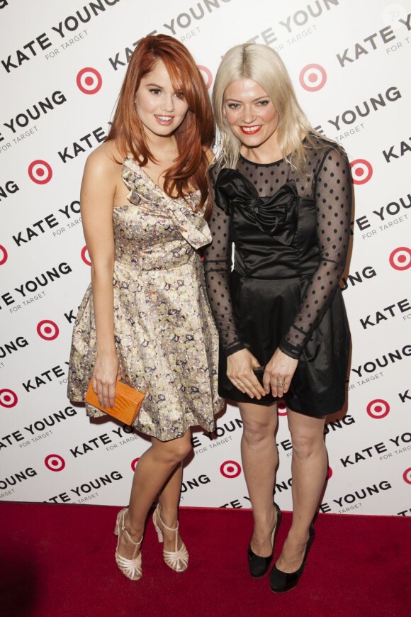 Debby Ryan et Kate Young à la soirée de lancement de la collection Target de la styliste Kate Young à New York, le 9 avril 2013.