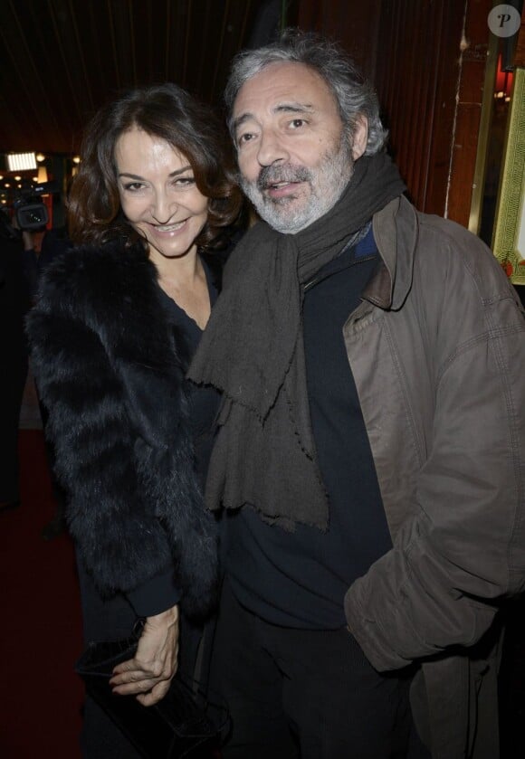 Nathalie Rykiel et l'écrivain et scénariste Dan Franck - 7e Prix de la Closerie des Lilas à Paris le 9 avril 2013.