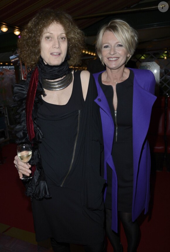Noëlle Châtelet et Sophie Davant - 7e Prix de la Closerie des Lilas à Paris le 9 avril 2013.