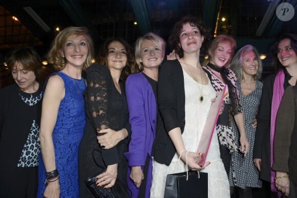 Sophie Davant, Alice Zeniter, Nathalie Rykiel, Arielle Dombasle - 7e Prix de la Closerie des Lilas à Paris le 9 avril 2013.