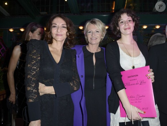 Nathalie Rykiel, Sophie Davant, Alice Zeniter - 7e Prix de la Closerie des Lilas à Paris le 9 avril 2013.