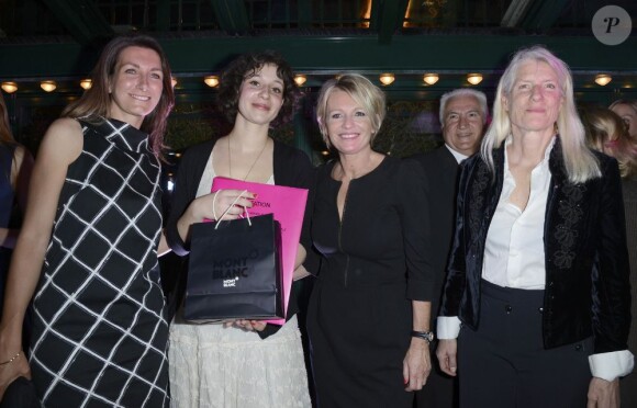 Anne-Claire Coudray, Alice Zeniter, Sophie Davant et Diane de Selliers - 7e Prix de la Closerie des Lilas à Paris le 9 avril 2013.
