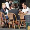 Exclusif - Katherine Heigl et son ami Patrick Wilson déjeunent en terrasse au restaurant Figaro Cafe à Los Feliz, le 15 février 2013.
